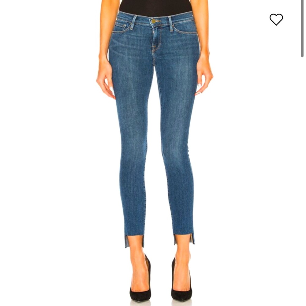 Frame Denim Le Skinny de Jeanne in Huntley